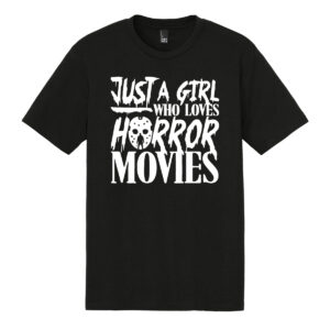 GLHT25A Girl Loves Horror Tee
